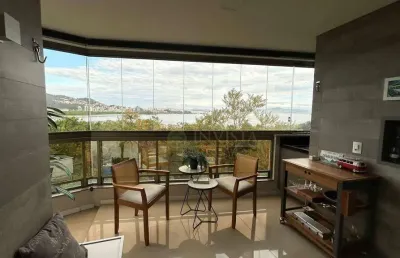 À venda | 115 m², totalmente mobiliado, sacada com churrasqueira e vista mar, 2 vagas - bairro joão paulo, florianópolis.