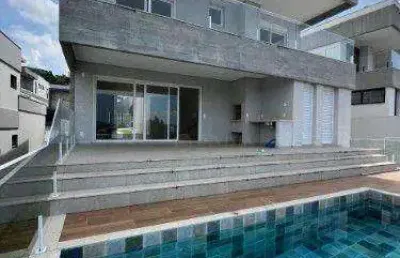 À venda | 299 m², 3 quartos (todos suítes), piscina privativa, churrasqueira a carvão - pedra branca, palhoça/sc.