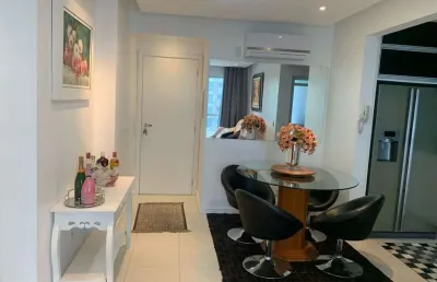Locação | 64 m², mobiliado, sacada com churrasqueira, 2 quartos e 1 vaga - campinas, são josé.