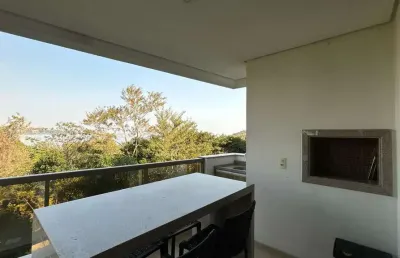 Locação | mobiliado, 115 m², vista para o mar e pôr do sol, sacada com churrasqueira, 3 quartos e 2 vagas – joão paulo, florianópolis.