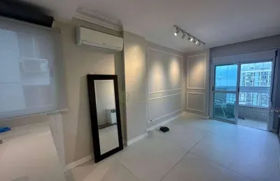 Locação | semi mobiliado, 74 m², 2 quartos, sacada com vista mar - centro, em florianópolis.