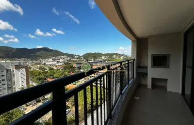 Locação | 98 m², sacada com churrasqueira, 3 quartos e 1 vaga de garagem - saco grande, em florianópolis.