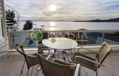 Casa de frente para o mar com 4 quartos no bairro joão paulo - florianópolis/sc