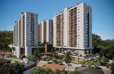 More ou invista no coração da fazenda: apartamento na planta com 62m²