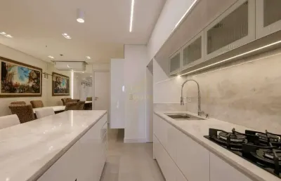 Apartamento mobiliado com vista mar à venda na praia brava, itajaí – 3 dormitórios, 90 m² e lazer completo