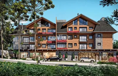 Apartamento à venda na Av. Das Hortências, Centro, Gramado