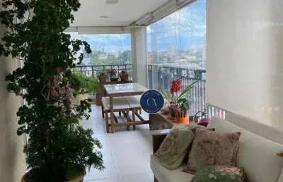 Apartamento com 4 suítes à venda, 223 m² - vila romana - são paulo/sp