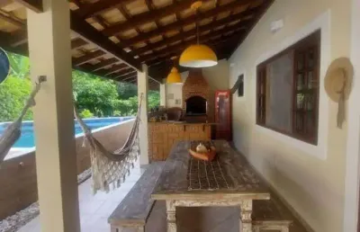 Casa com 3 quartos, venda ou locação diária - costa do sol - bertioga/sp