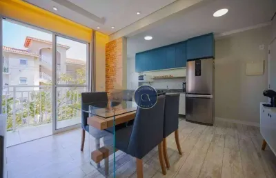 Apartamento com 3 dormitórios à venda, 76 m² - chácara do solar iii - santana de parnaíba/sp