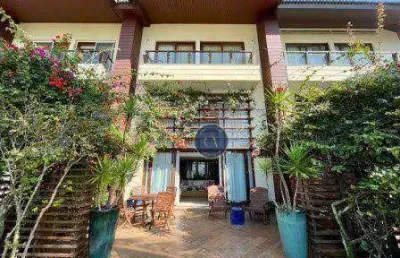 Casa com 5 dormitórios à venda, 458 m² - balneário praia do pernambuco - guarujá/sp