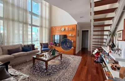 Cobertura com 3 dormitórios à venda, 258 m² - campo belo - são paulo/sp