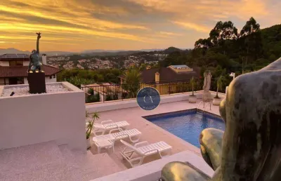 Casa com 6 dormitórios, 980 m² - venda ou aluguel - colinas da anhangüera - santana de parnaíba/sp