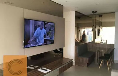 Apartamento com 1 dormitório para alugar, 55 m² por r$ 6.044,00/mês - jardim anália franco - são paulo/sp