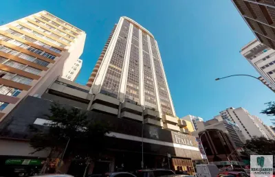Sala comercial para locação em curitiba, centro, 1 banheiro, 1 vaga