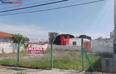 Terreno para alugar, 520 m² por r$ 2.590,00 - centro - sorocaba/sp