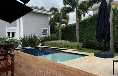 Casa térrea com 4 quartos à venda, 400 m² por r$ 6.000.000 - lago azul condomínio e golfe clube - araçoiaba da serra/sp