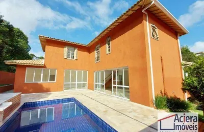 Casa nova com 4 suítes, 410 m² - forest hills - jandira/sp