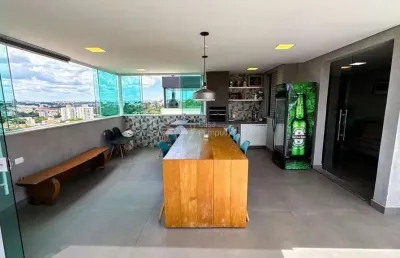 Cobertura com 3 quartos à venda na santa branca, belo horizonte  por r$ 945.000