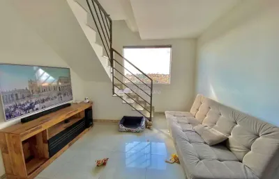 Cobertura com 2 quartos à venda no jardim leblon, belo horizonte  por r$ 330.000
