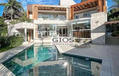 Casa à venda, 610 m² por r$ 8.500.000,00 - tamboré 01 - barueri/sp