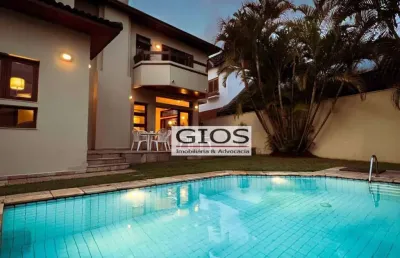 Casa com 3 suítes para alugar, 375 m² por r$ 16.258/mês - alphaville - santana de parnaíba/sp