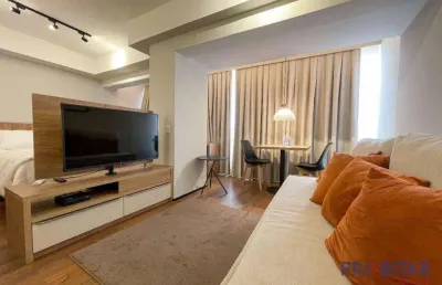 Apartamento com 1 dormitório para alugar, 35 m² por r$ 8.457,00/mês - butantã - são paulo/sp