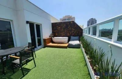 Cobertura com 2 dormitórios à venda, 147 m² por r$ 1.799.000,00 - empresarial 18 do forte - barueri/sp