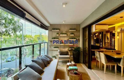Apartamento com 3 dormitórios à venda, 129 m² por r$ 2.100.000,00 - bela aliança - são paulo/sp