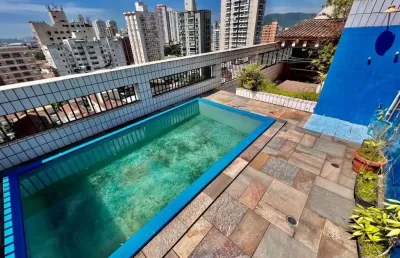 Cobertura com 4 quartos, ponta da praia, santos - r$ 1.85 mi, cod: 222