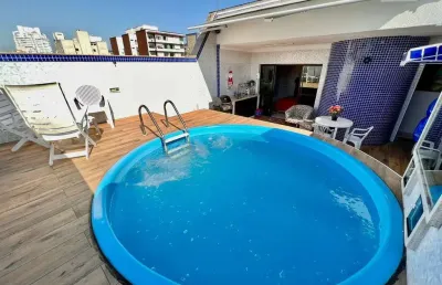 Cobertura com 3 quartos, boqueirão, santos - r$ 1.49 mi, cod: 522