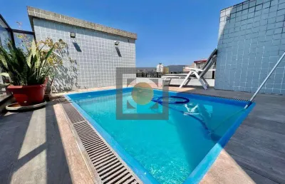 Cobertura de luxo à venda em santos-sp, bairro aparecida: 3 quartos, 3 suítes, 2 salas, 4 banheiros, 2 vagas, 427m².