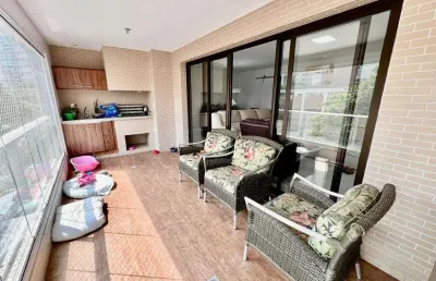 Apartamento à venda de alto padrão no gonzaga, santos-sp: 3 quartos, 3 suites, 2 salas, 4 banheiros, 2 vagas de garagem, 246m².