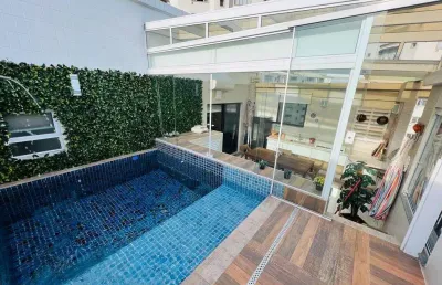 Cobertura com 3 quartos, ponta da praia, santos - r$ 1.7 mi, cod: 1079