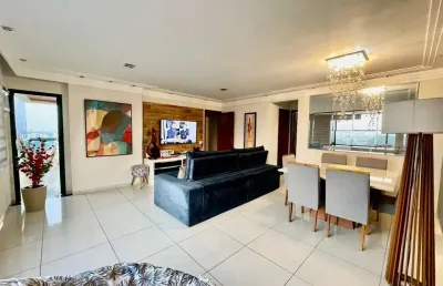 Luxuoso apartamento à venda em santos-sp, no bairro embaré, com 3 quartos, 1 suíte, 1 sala, 3 banheiros, 2 vagas de garagem e 118m².