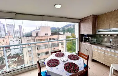 Apartamento à venda em santos-sp, bairro josé menino! 3 quartos,lazer completo