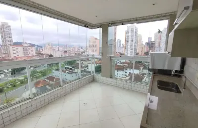 Apartamento exclusivo na pompéia, santos-sp: 3 quartos, 1 suíte, varanda gourmet e vista livre. 128m² de luxo e conforto!