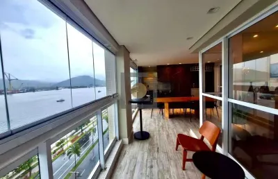 Apartamento vista mar, ponta da praia, santos -  cod: 2518
