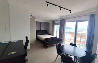 Apartamento à venda em santos-sp, no boqueirão: 1 quarto, 1 banheiro, 1 vaga de garagem, 45m². venha conferir!