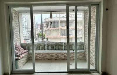 Apartamento à venda em santos-sp, pompéia: 2 quartos, 1 suíte, 3 salas, 2 banheiros, 101m² de área. venha conferir!