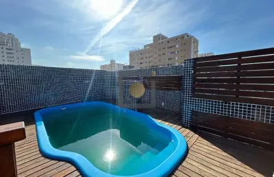 Casa triplex à venda em santos com piscina, 5 quartos e área gourmet