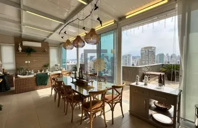 Cobertura triplex no embaré, 4 quartos, 3 vagas de garagem !