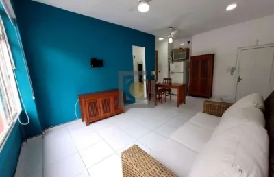 Apartamento à venda em santos-sp na pompéia: 1 quarto, 1 sala, 1 banheiro, 1 vaga, 51m²!