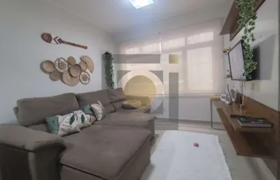 Apartamento à venda em santos-sp, bairro campo grande: 2 quartos, sala, banheiro, 1 vaga e 68m²!
