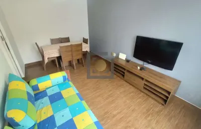 Apartamento à venda em santos-sp, no bairro gonzaga, com 1 quarto, 1 sala, 1 banheiro, 1 vaga de garagem e 51 m² de área.