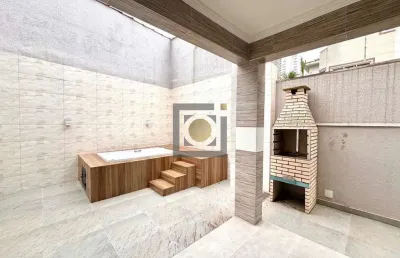Imperdível! casa à venda em santos-sp, boqueirão: 3 quartos, 2 suítes, 2 salas, 2 vagas de garagem. jacuzzi e churrasqueira.