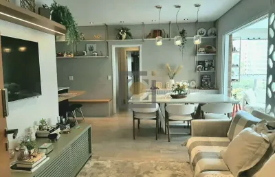Apartamento de alto padrão 3 suítes no embaré - santos /sp com 2 vagas de garagem e varanda gourmet