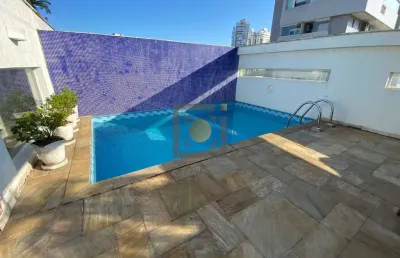 Cobertura à venda em santos-sp, gonzaga: 2 quartos, 1 suíte, 3 salas, 4 banheiros, 2 vagas, 192m² de área!