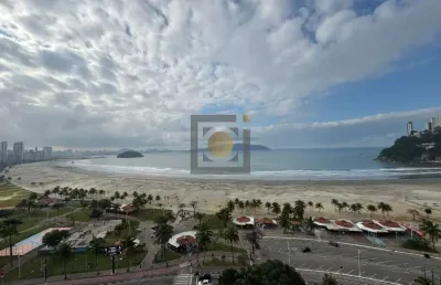 Apartamento à venda em são vicente-sp, itararé: 3 quartos, 1 suíte, vista mar, 150m², 1 vaga - não perca essa oportunidade!