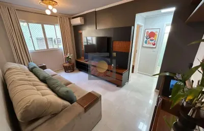 Apartamento à venda em santos-sp, bairro marapé: 1 quarto, 1 sala, 2 banheiros, 55,00 m² de área.
