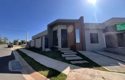 Casa a venda cond. gran reserve indaiatuba-sp 3 quartos, 1 suíte, 2 salas, 2 banheiros, 3 vagas - casa de esquina com vista para mata.